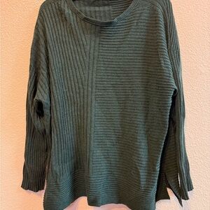 Eileen Fisher Cashmere Sweater in Forest Green